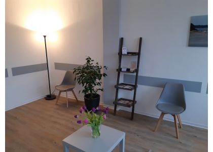 Anlehnschutz im Wartezimmer