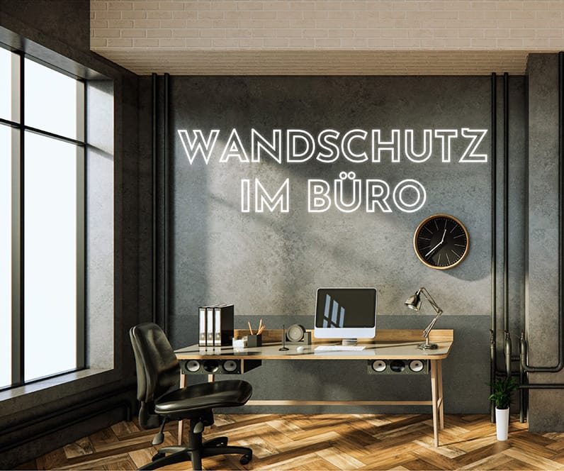 Wandschutz f&uuml;r B&uuml;ro